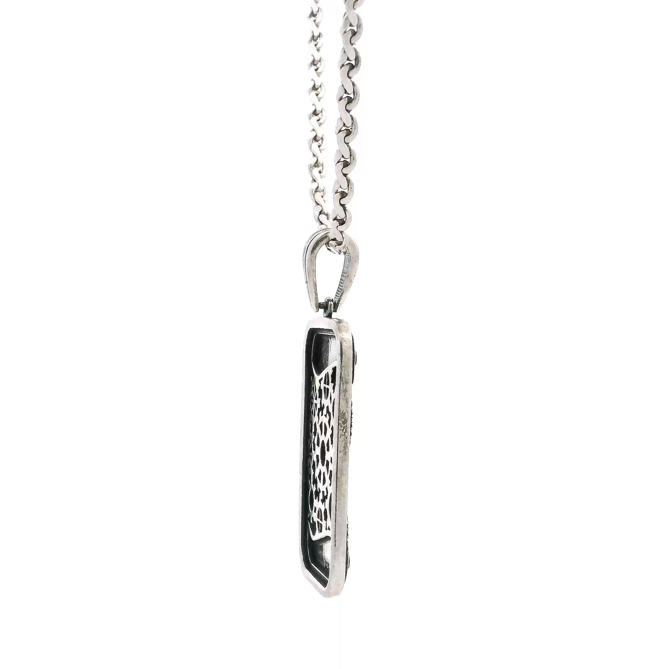 Mens Silver Locket