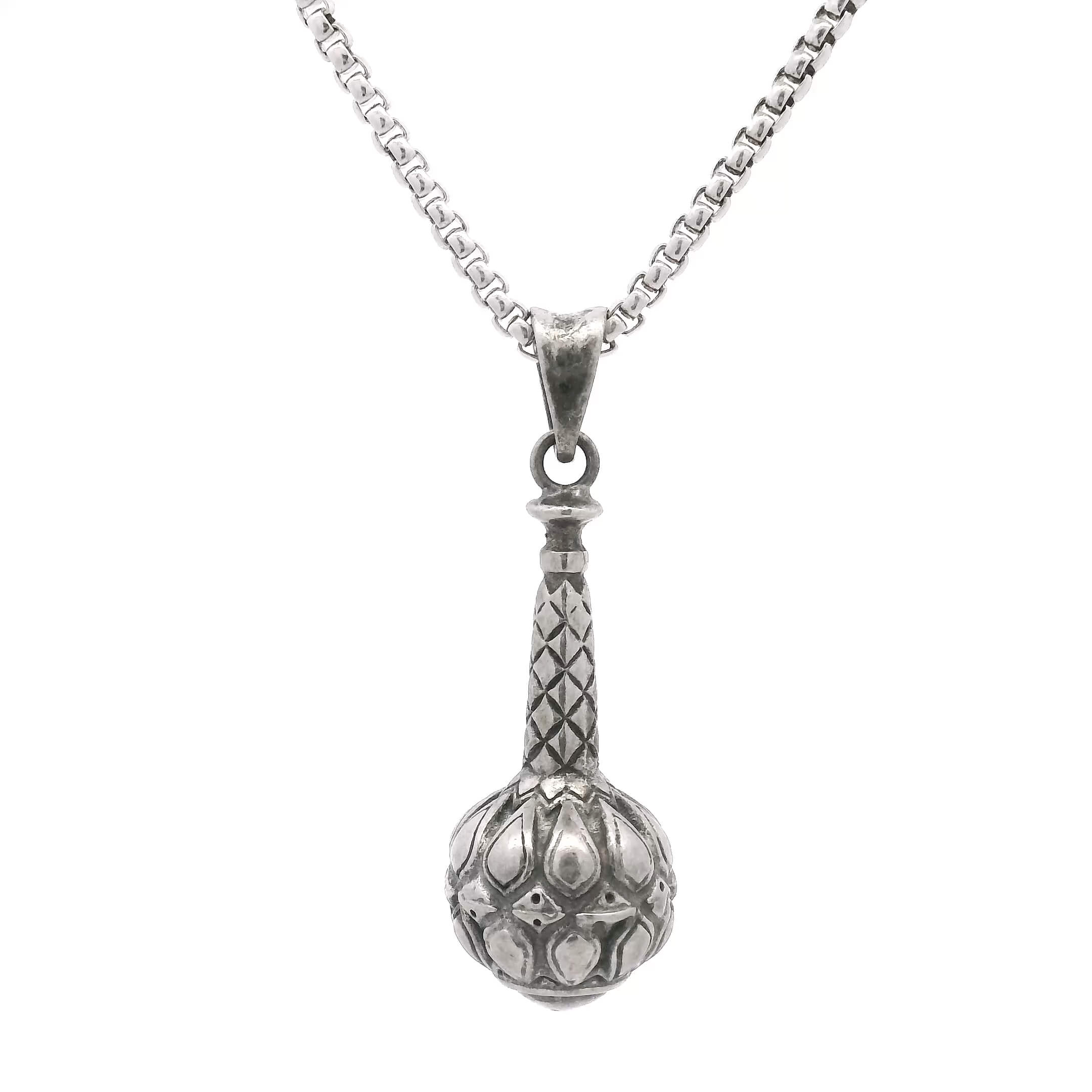 Sturdy Style Silver Locket for Men