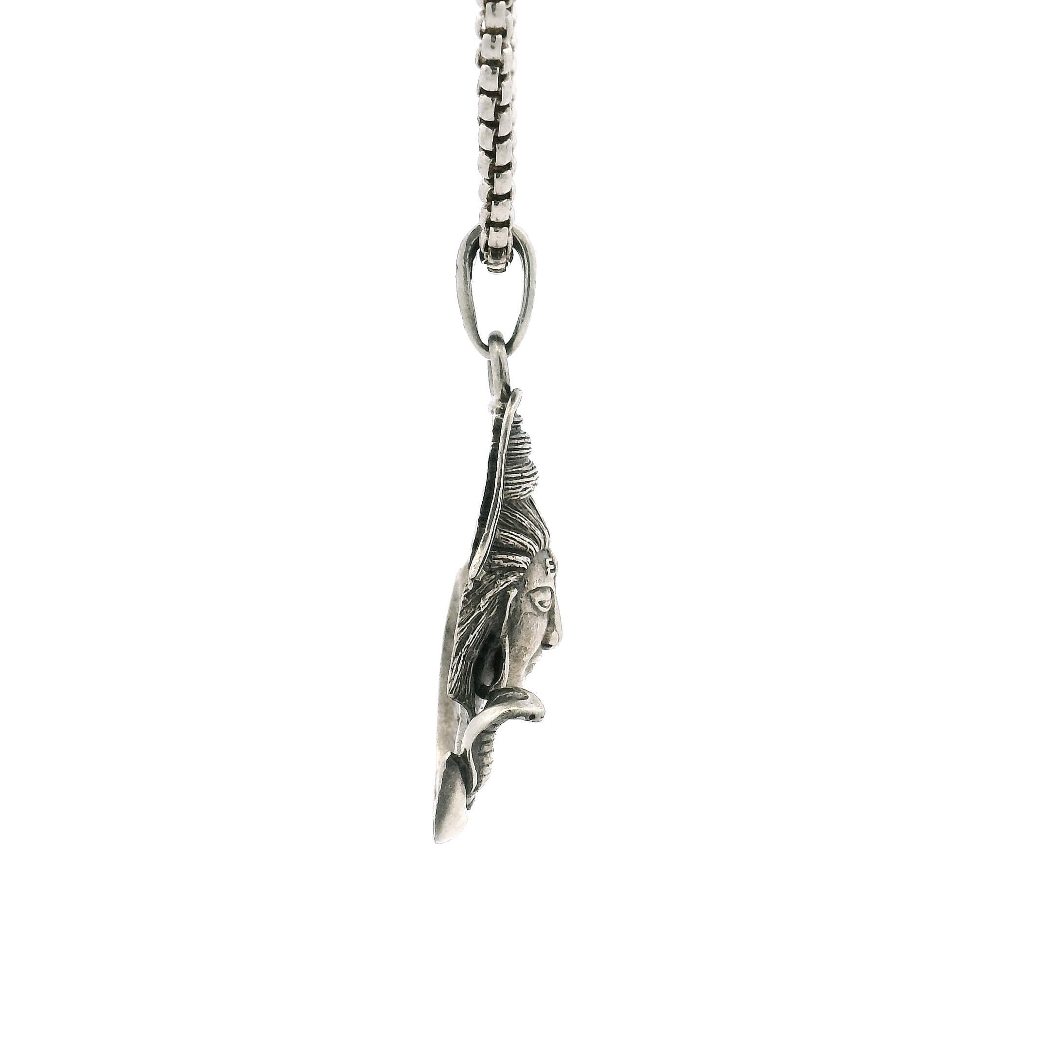 Celestial Harmony Silver Shiva Locket for Men