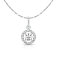 Eternal Sparkle Halo Pendant