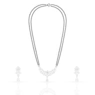 Silver Alluring Mangalsutra Set