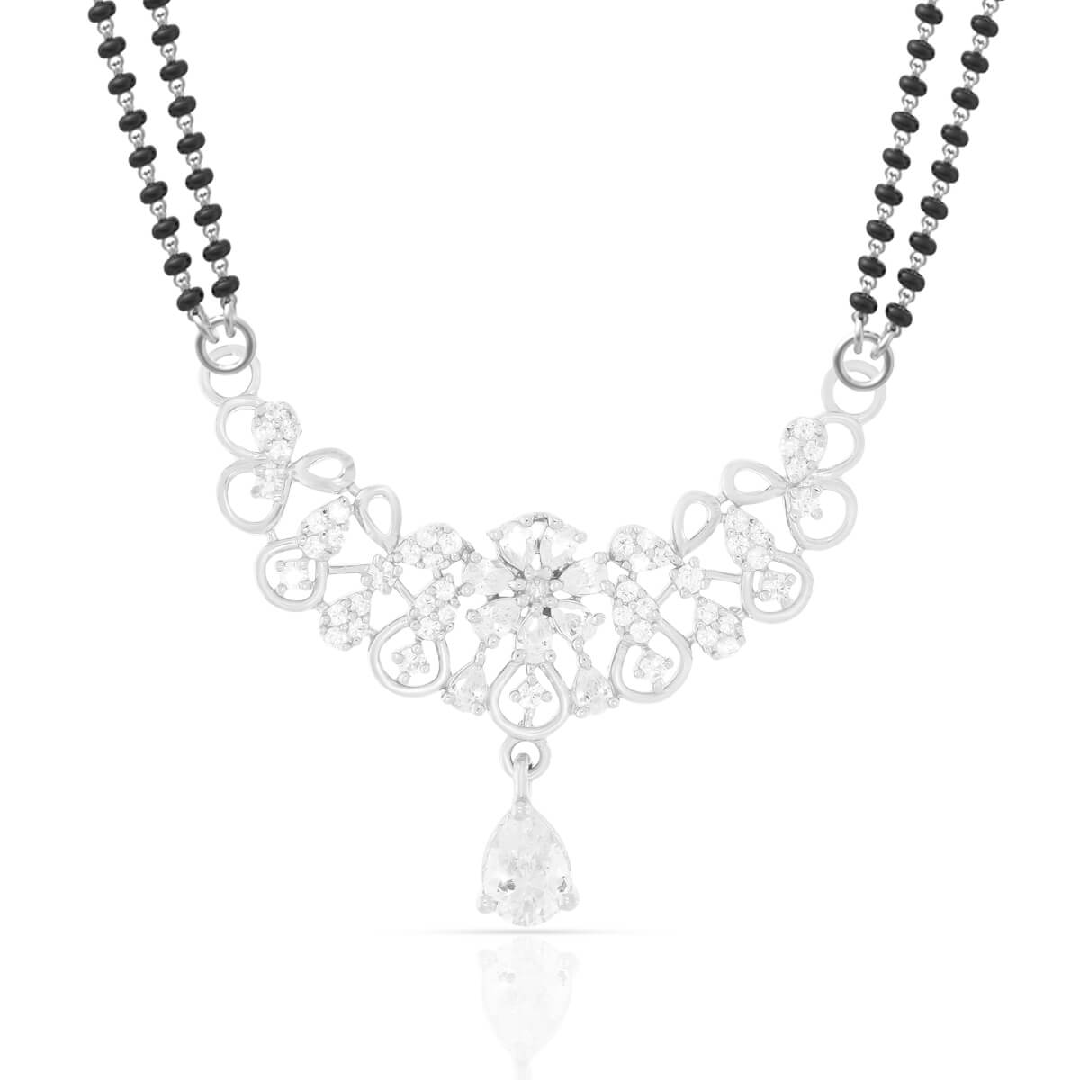 Silver Alluring Mangalsutra Set
