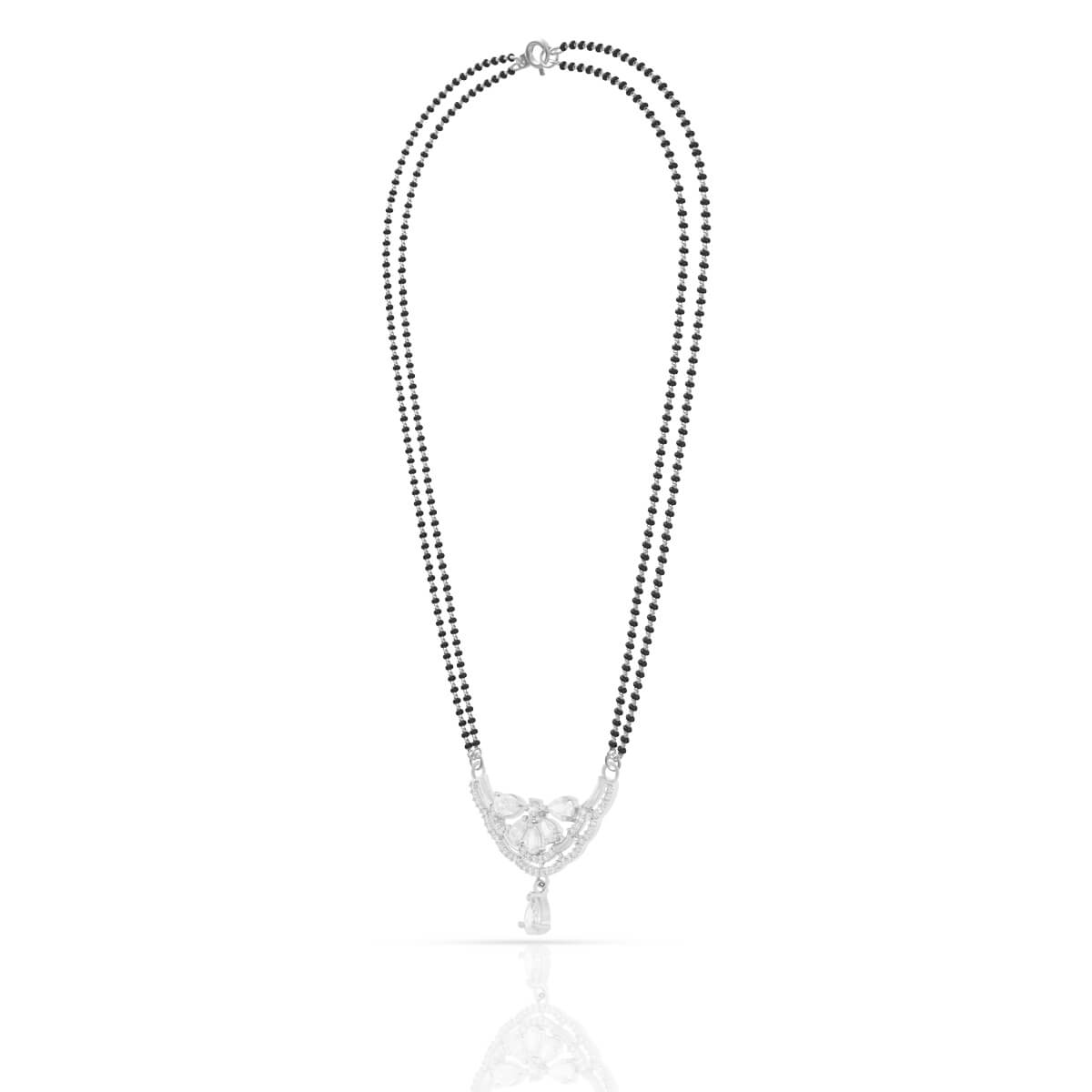 Everlasting Vows Silver Mangalsutra Set