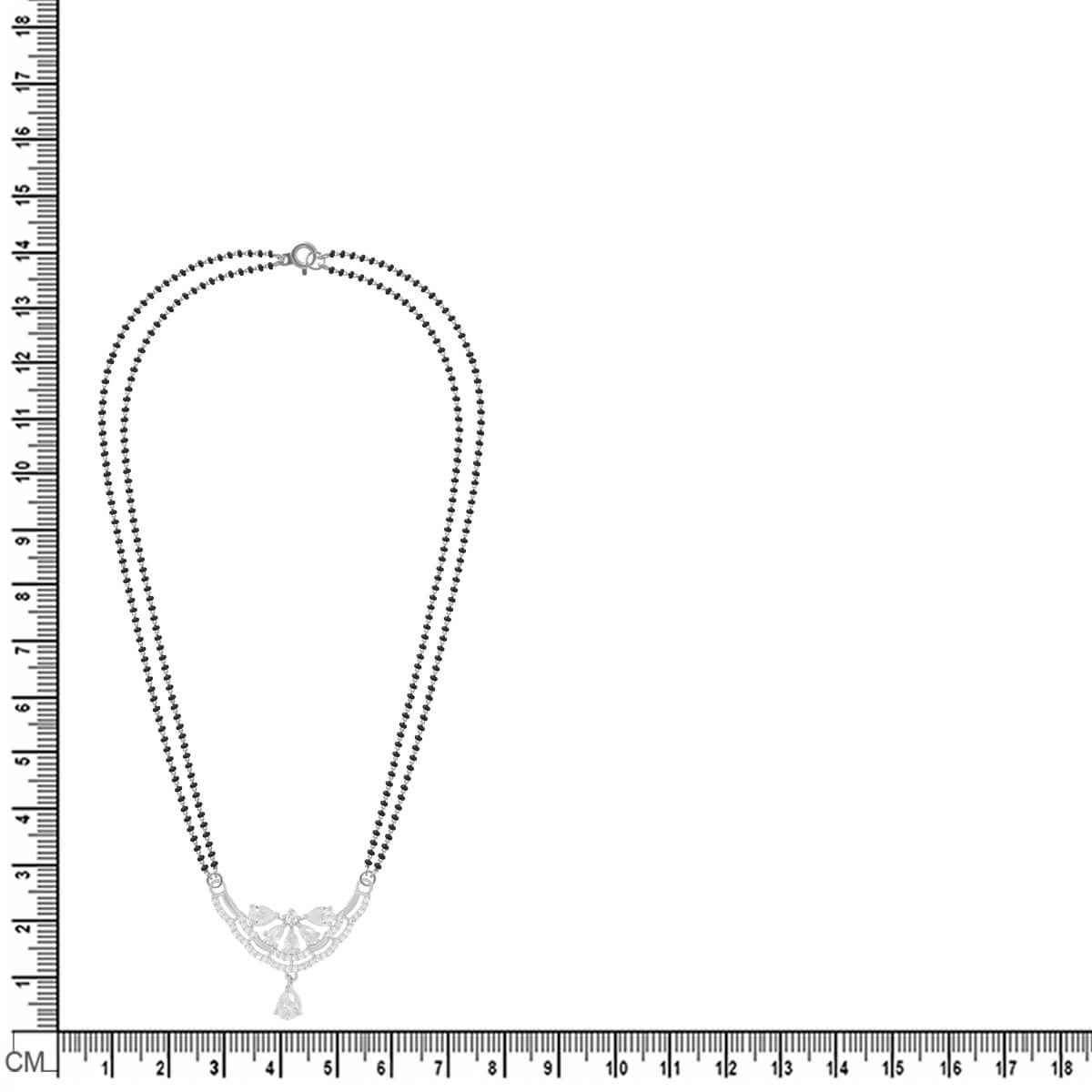 Everlasting Vows Silver Mangalsutra Set