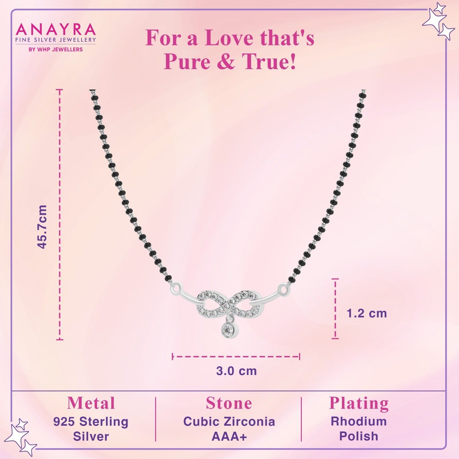 Infinity Diamond Mangalsutra