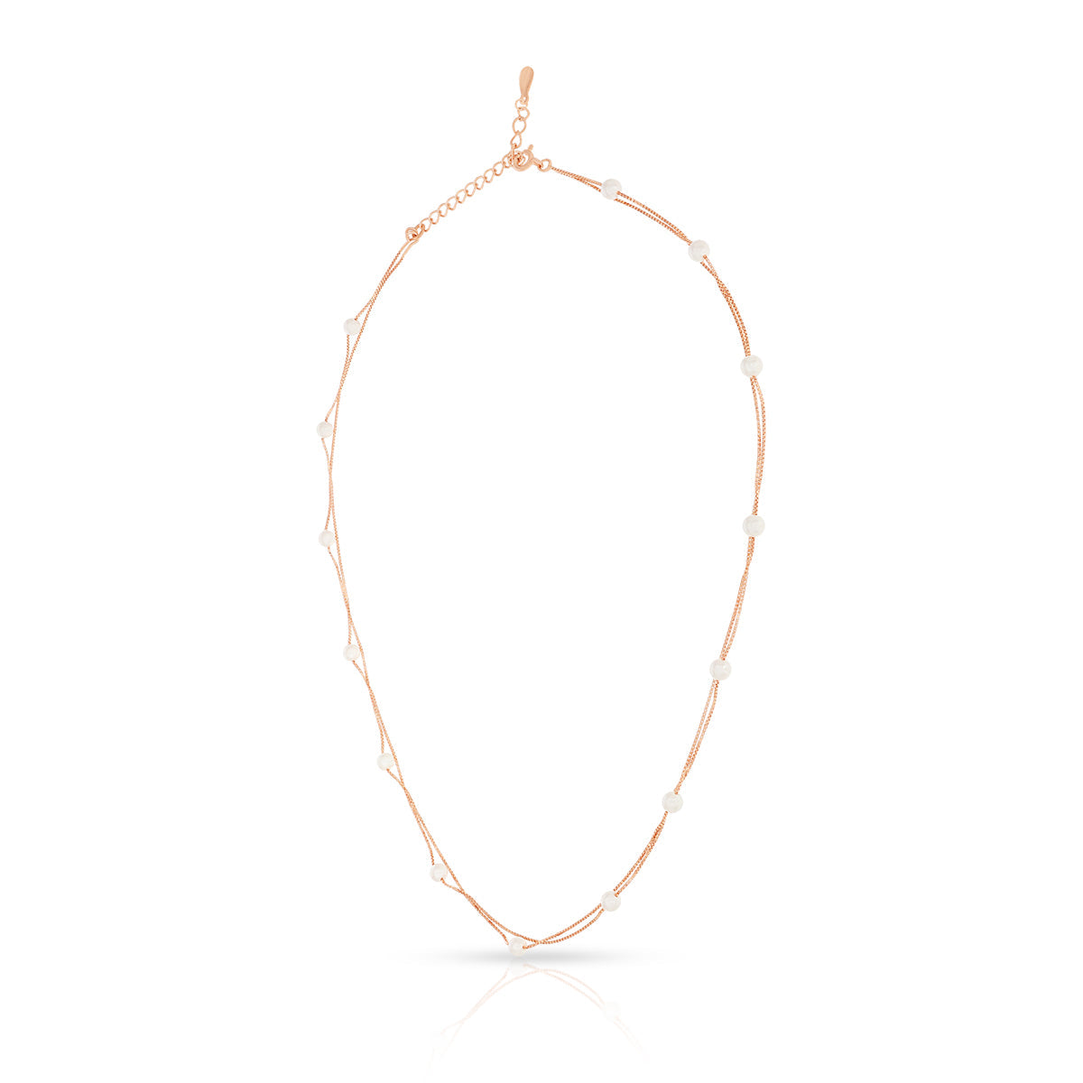 Minimal Double Chain with Beads