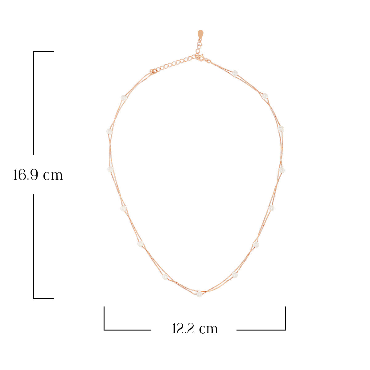 Minimal Double Chain with Beads