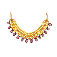 Royal Ruby Gold Plated Choker