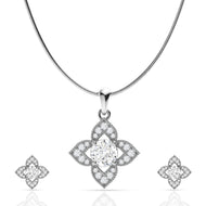 Silver Reverie Pendant Set