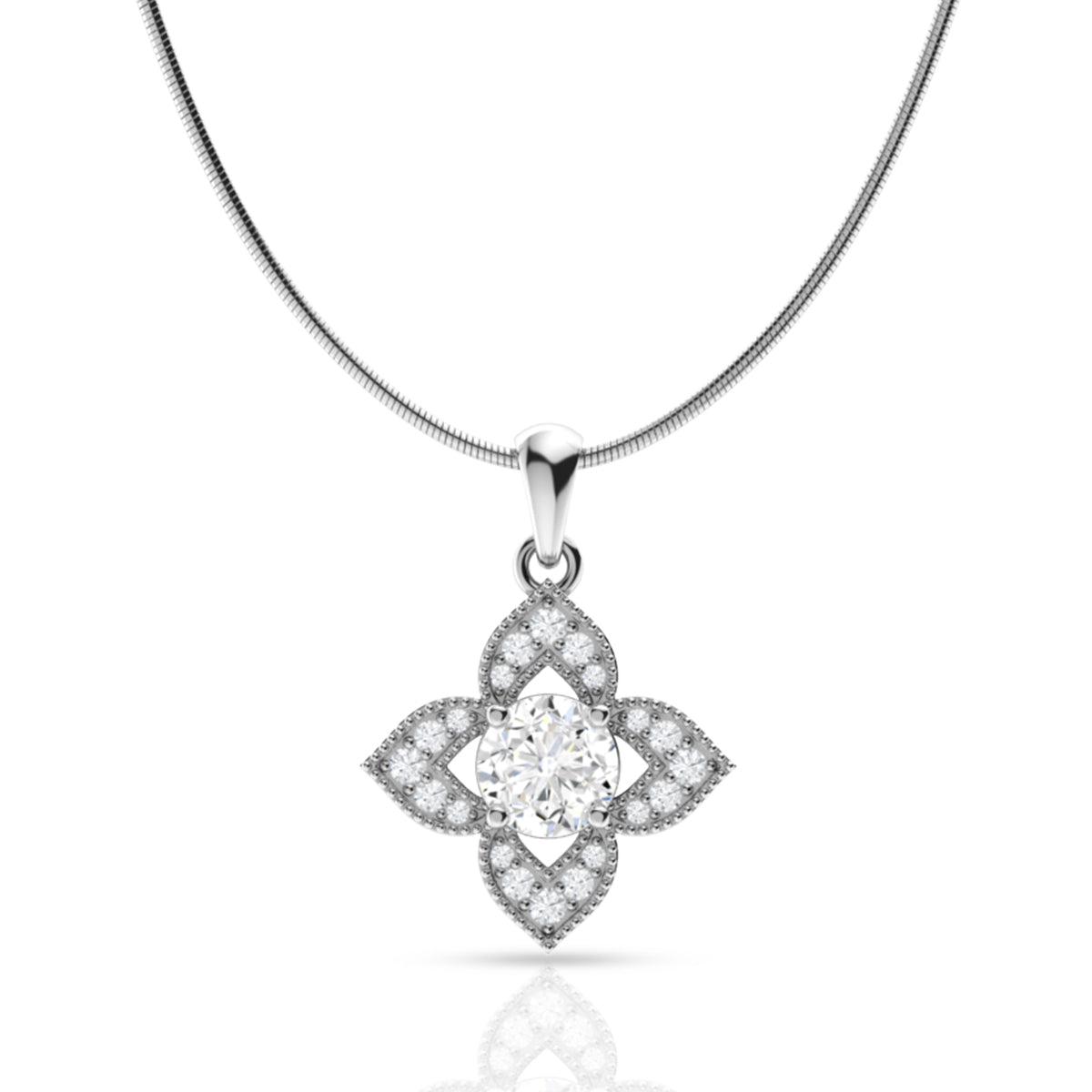 Silver Reverie Pendant Set