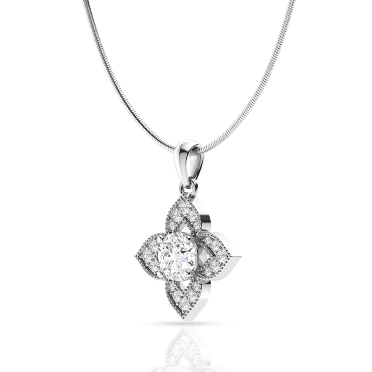 Silver Reverie Pendant Set