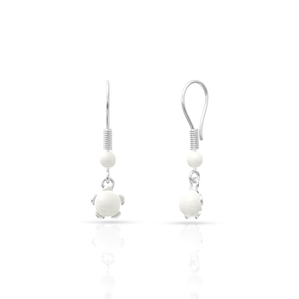 Classic White Pearl Silver Pendant