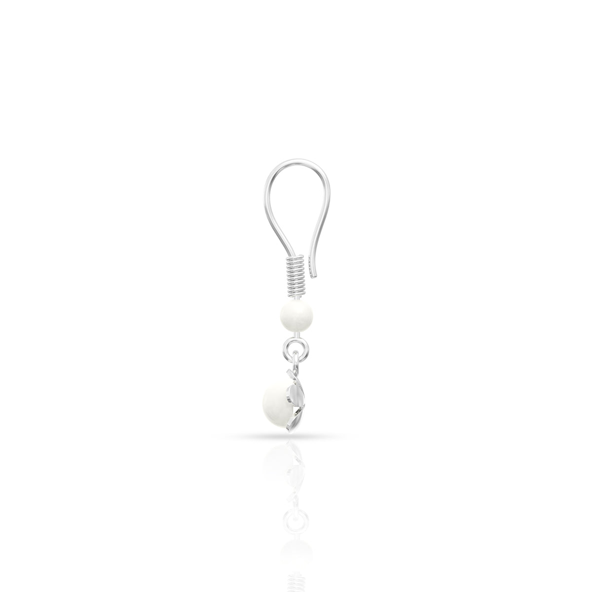 Classic White Pearl Silver Pendant