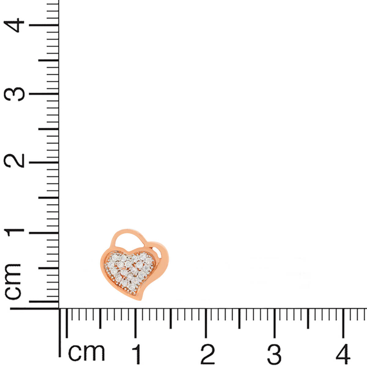 925 Sterling silver interlocked Heart Pendant Set