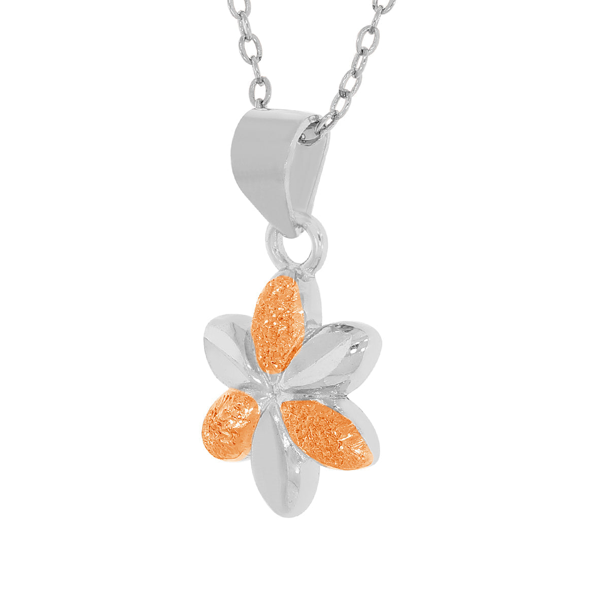 Dazzling Aphrodite S Floral Pendant Set With Link Chain