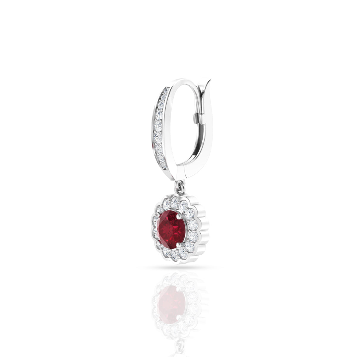 Crystal Red Pendant Set