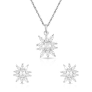 Floral Sunburst Pendant Set