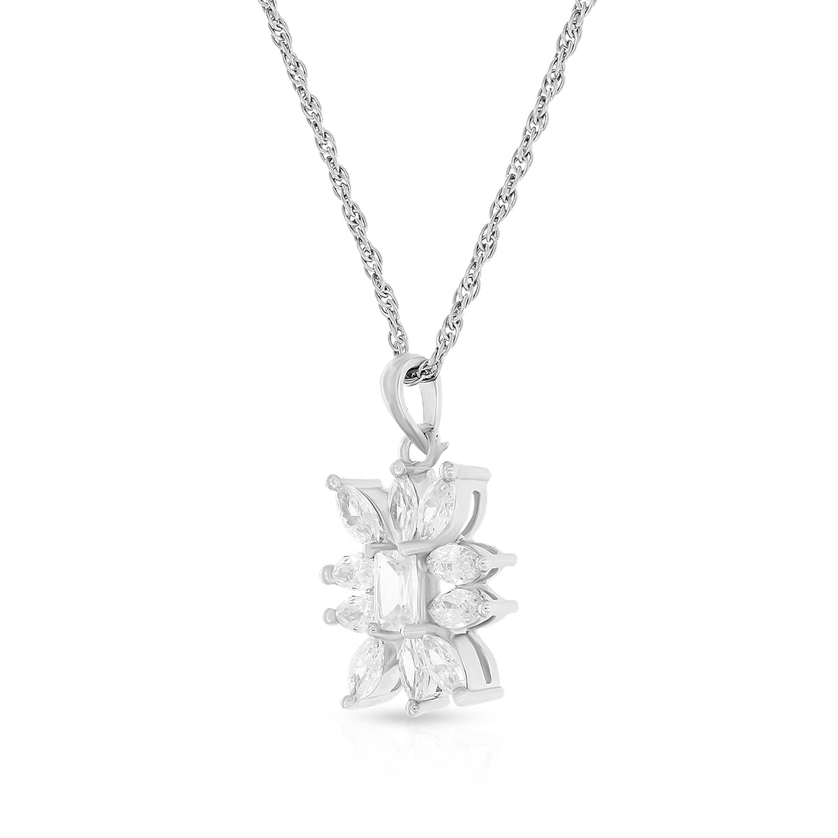 Floral Sunburst Pendant Set