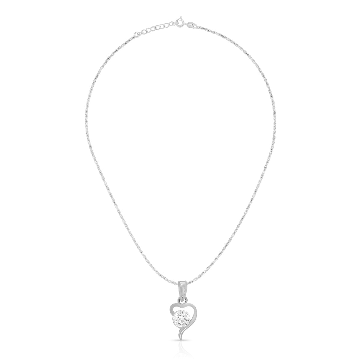 Timeless Heart Design Pendant Set