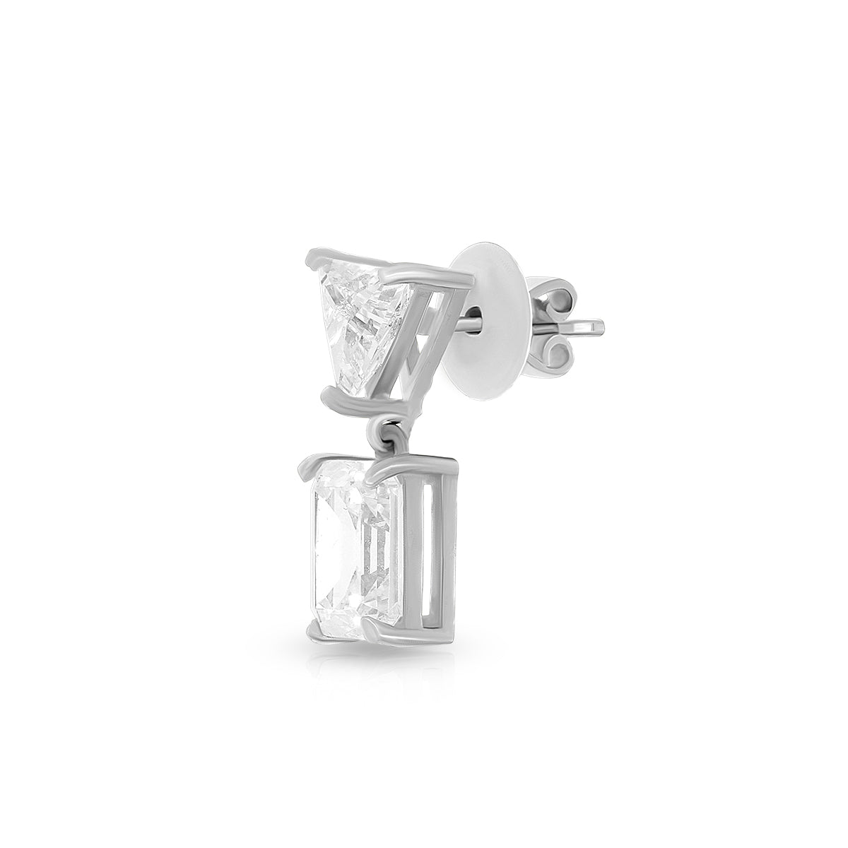 Contemporary Geometric Drop Pendant Set