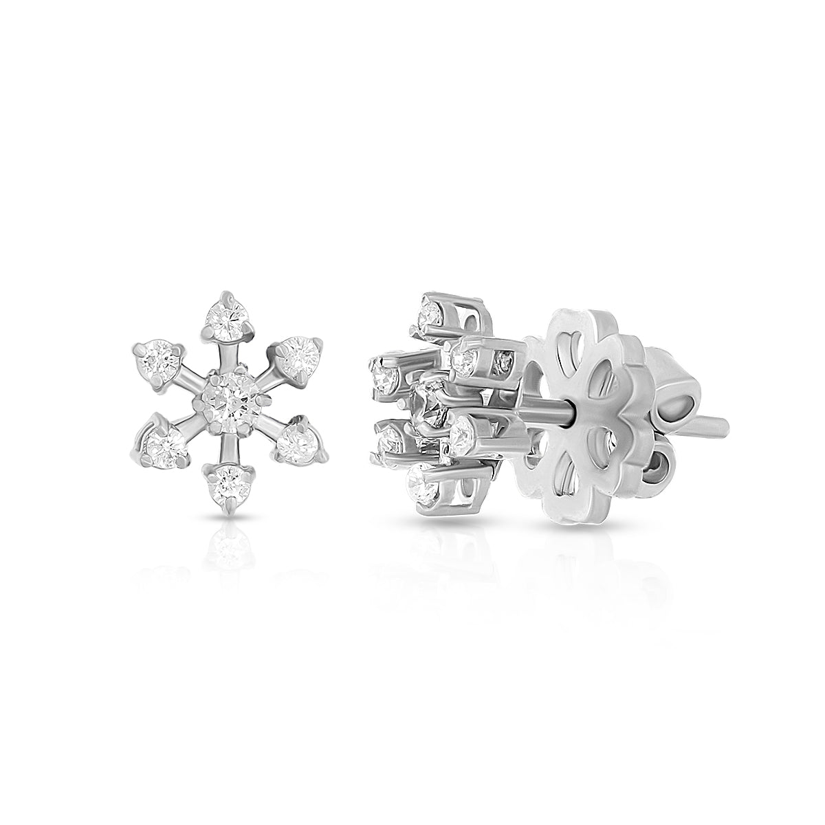 Stylish Snowflake Pendant Set