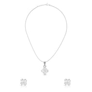 Graceful Solitaire Pendant Set