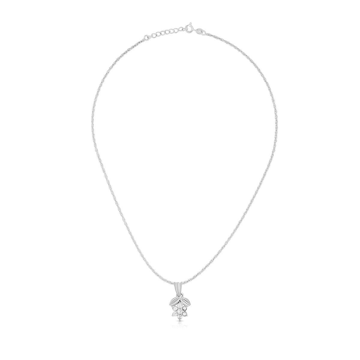 Leaf Floral Pendant Set