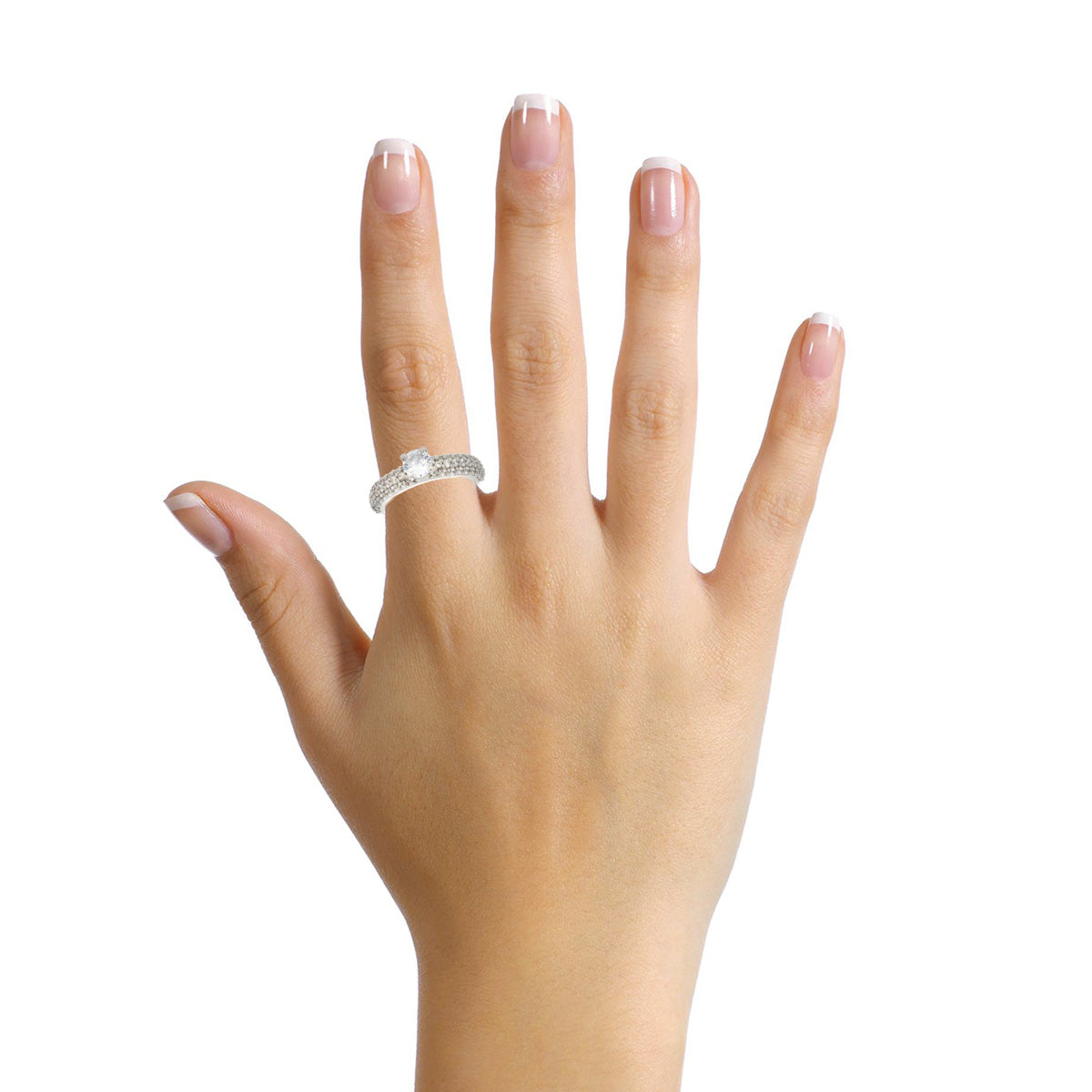 Shining Glam Silver Ring