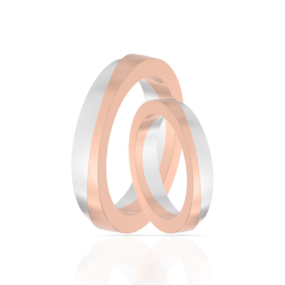 Forever Together Sterling Silver Couple Rings