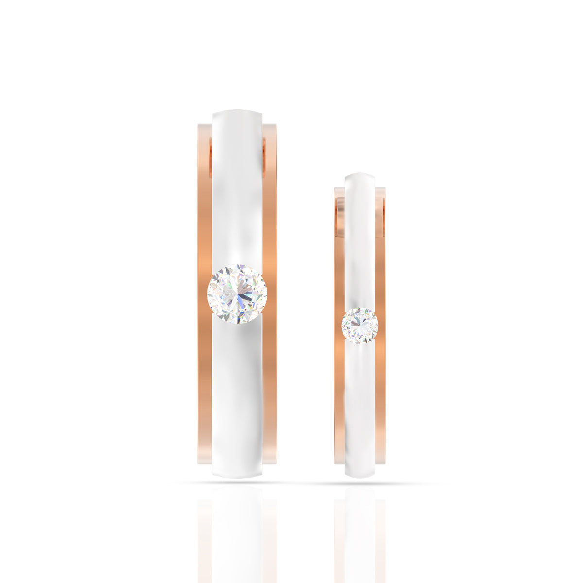 Harmony Dual-Tone Couple Rings
