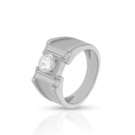 Contemporary Solitaire Ring