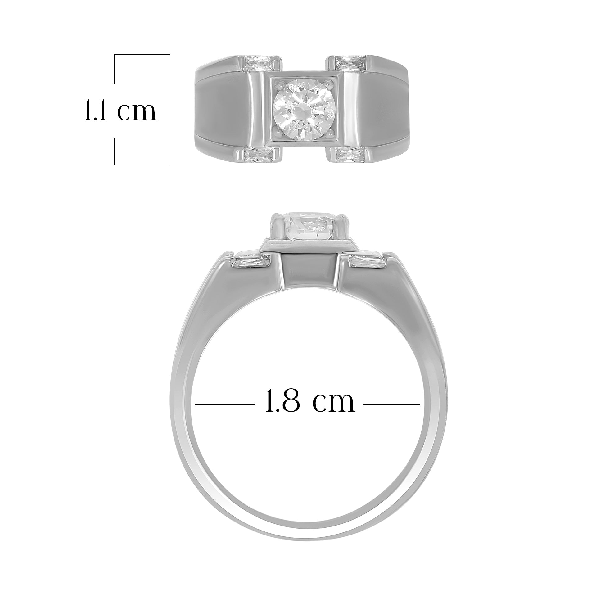 Contemporary Solitaire Ring