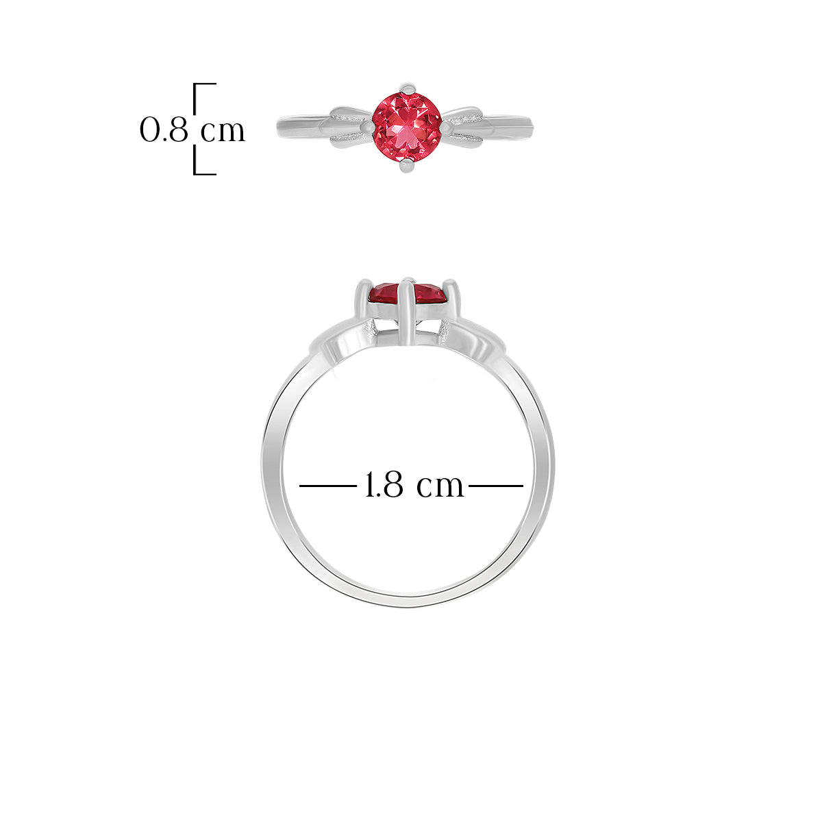 Radiant Ruby Glow Ring