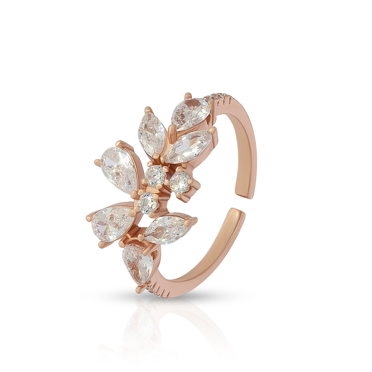 Sparkle Floral Ring