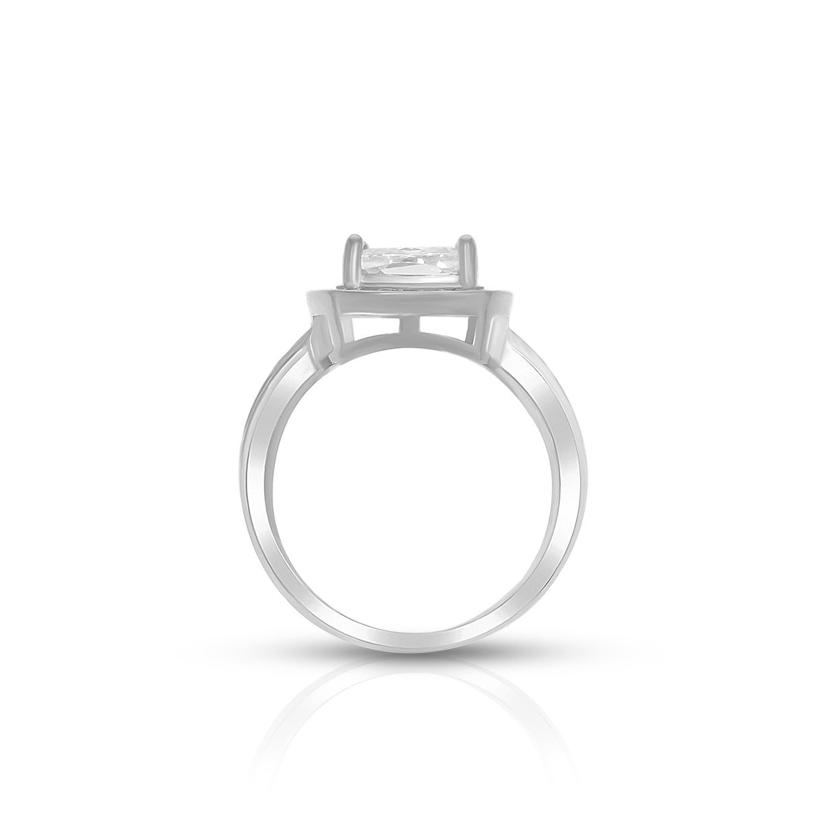 Cushion Glow Statement Ring