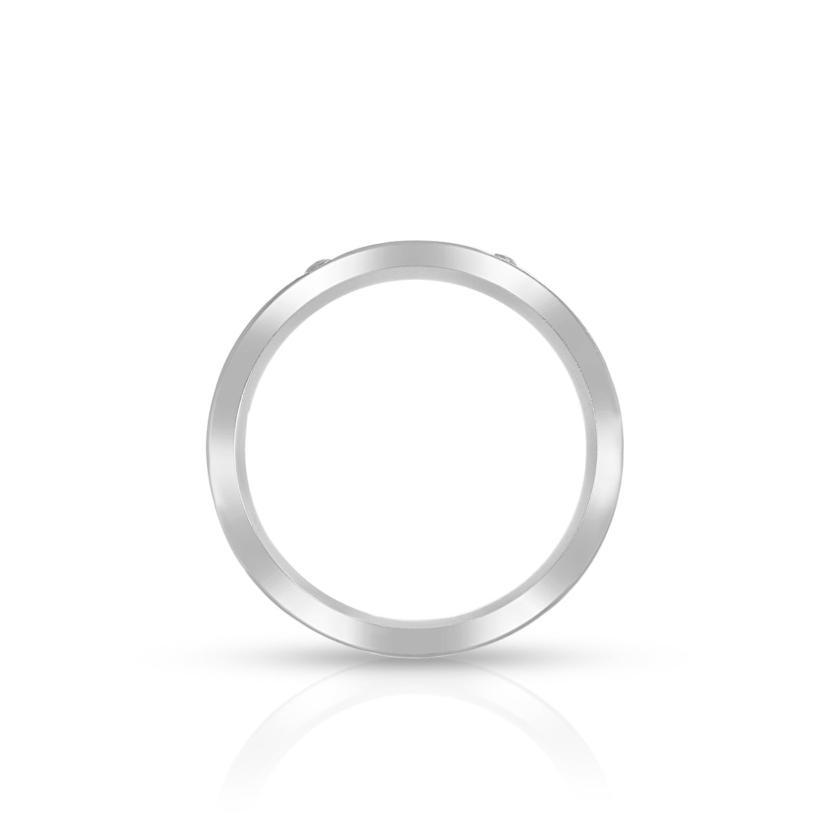 Minimal Diamond Accent Band Ring