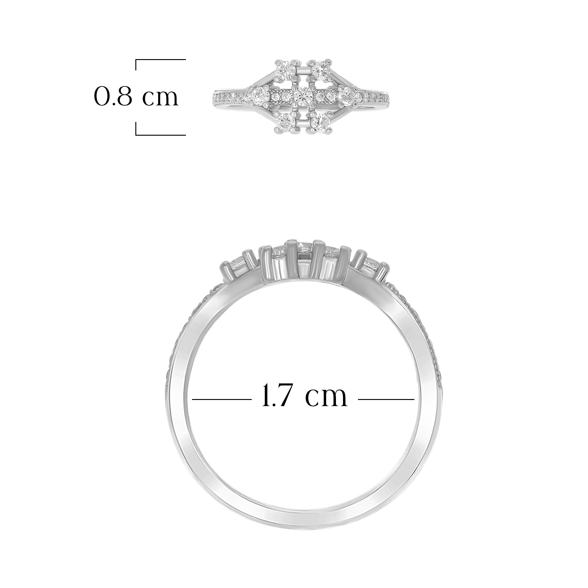 Bloom Style Cluster Ring