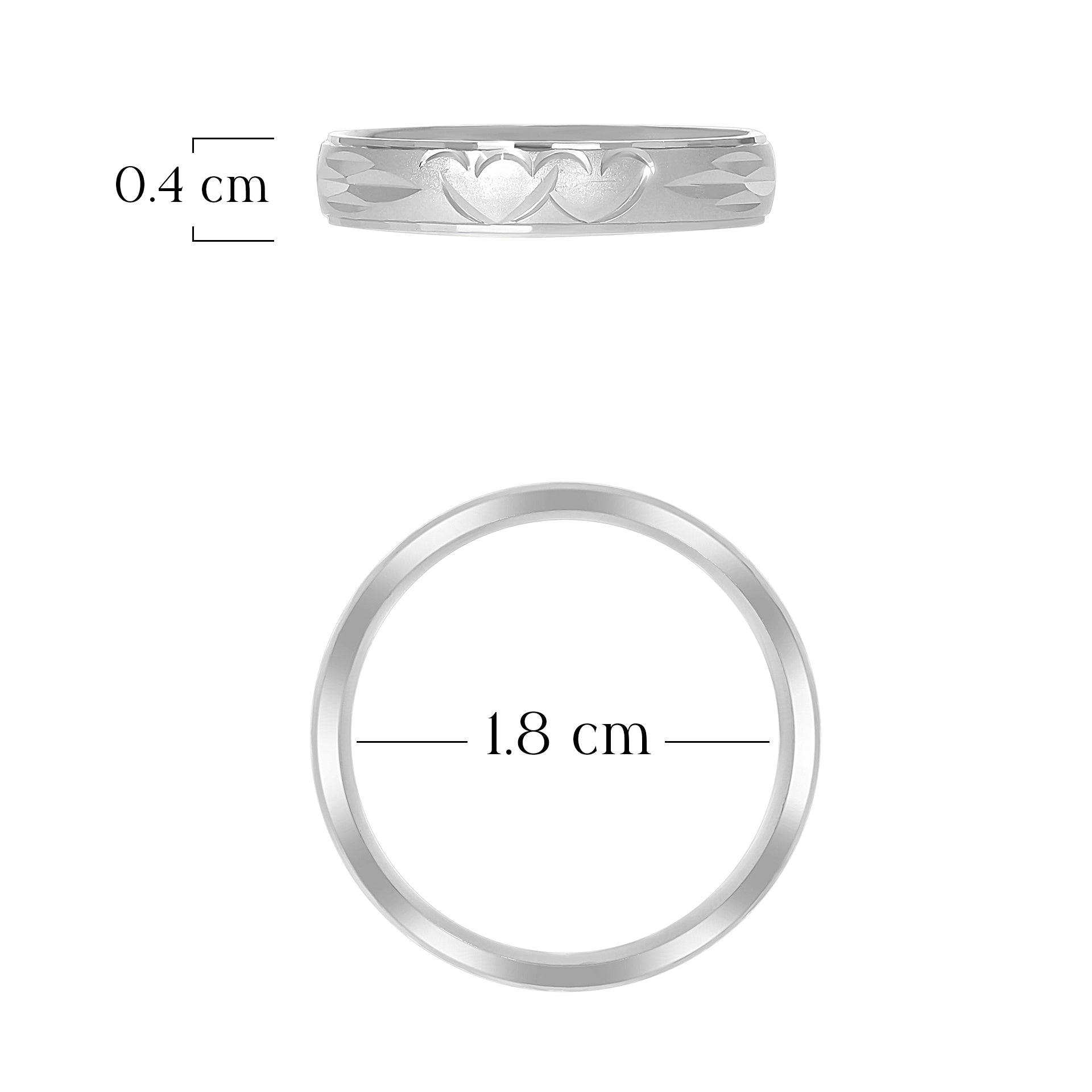 Vintage Floral Engraved Ring