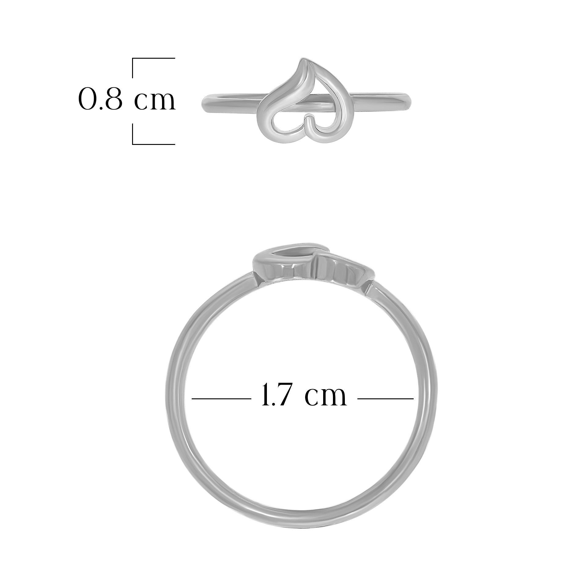 Simple Heart Design Ring