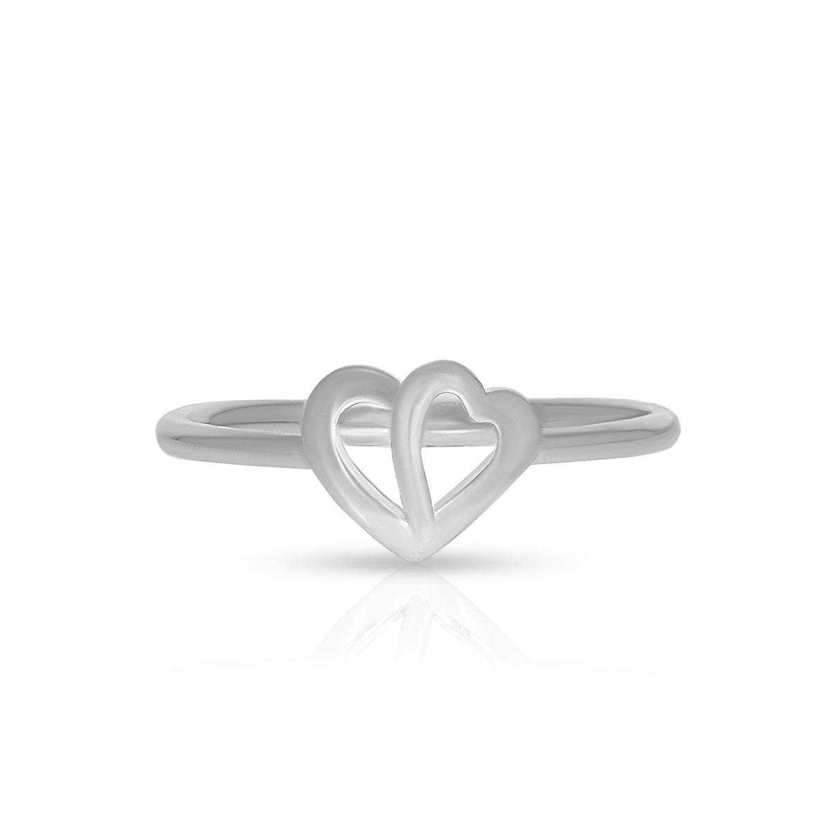 Minimal Heart Design Ring