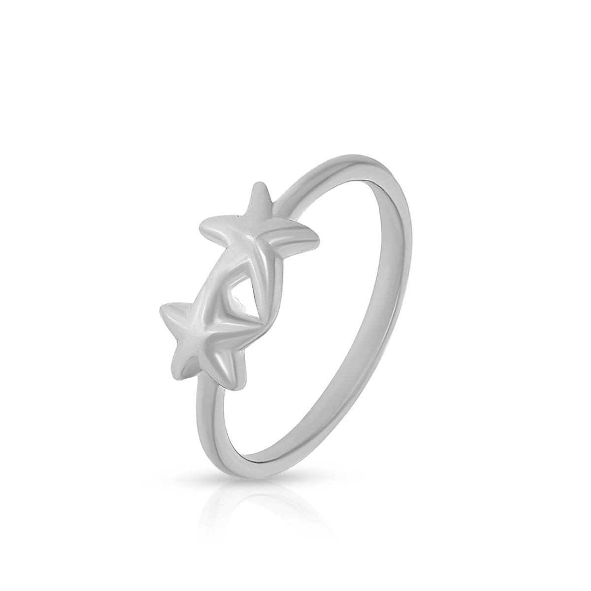 Stylish Double Star Ring