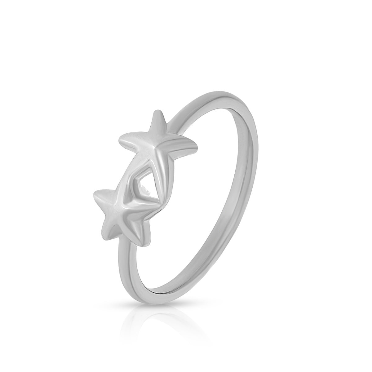 Stylish Twin Star Ring