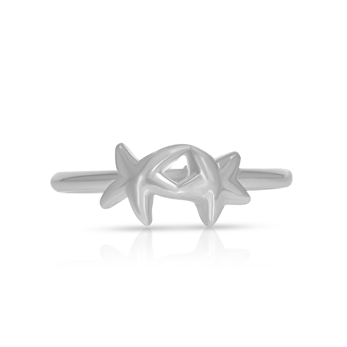 Stylish Double Star Ring