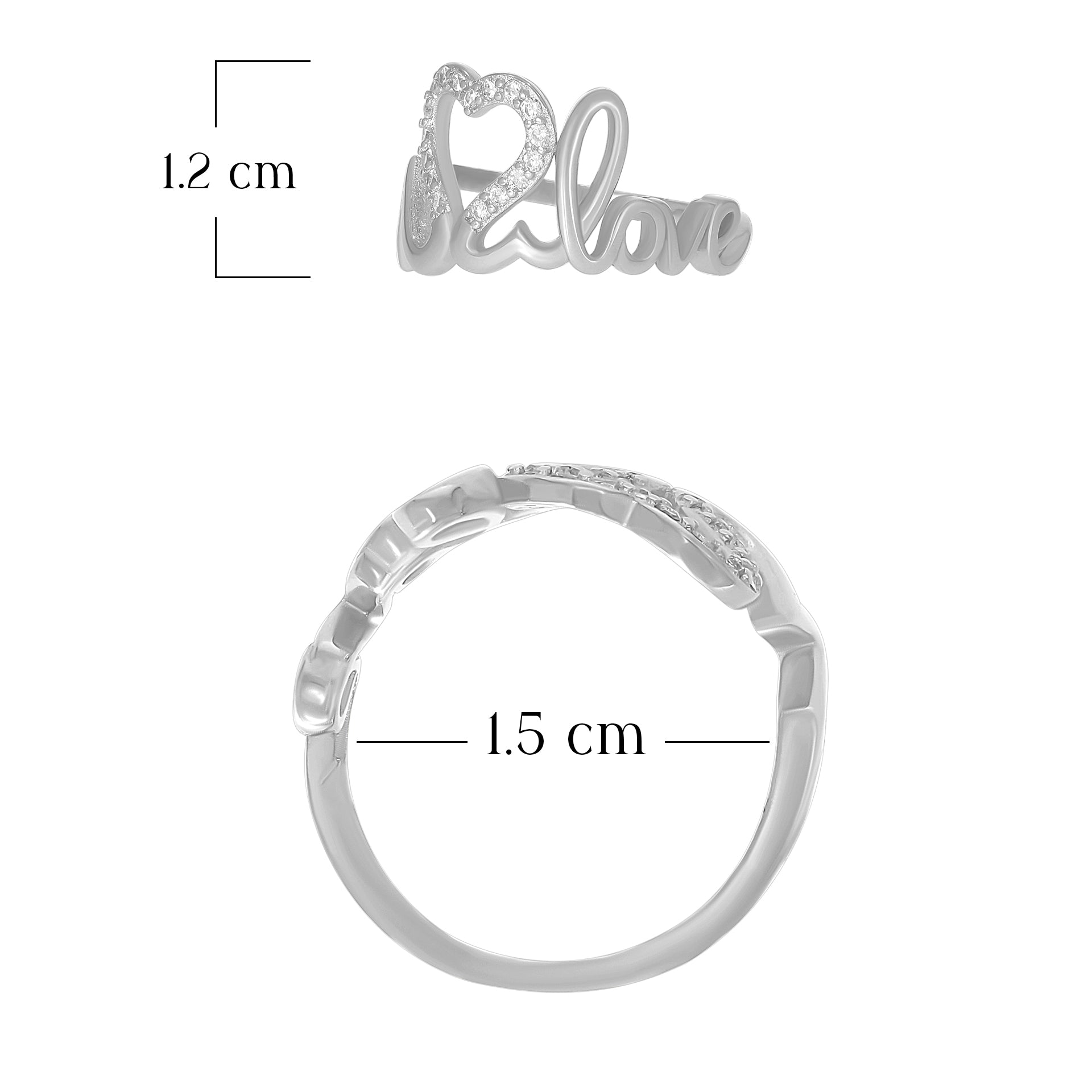 Cute Love Heart Ring