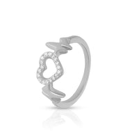 Heart Link Design Ring