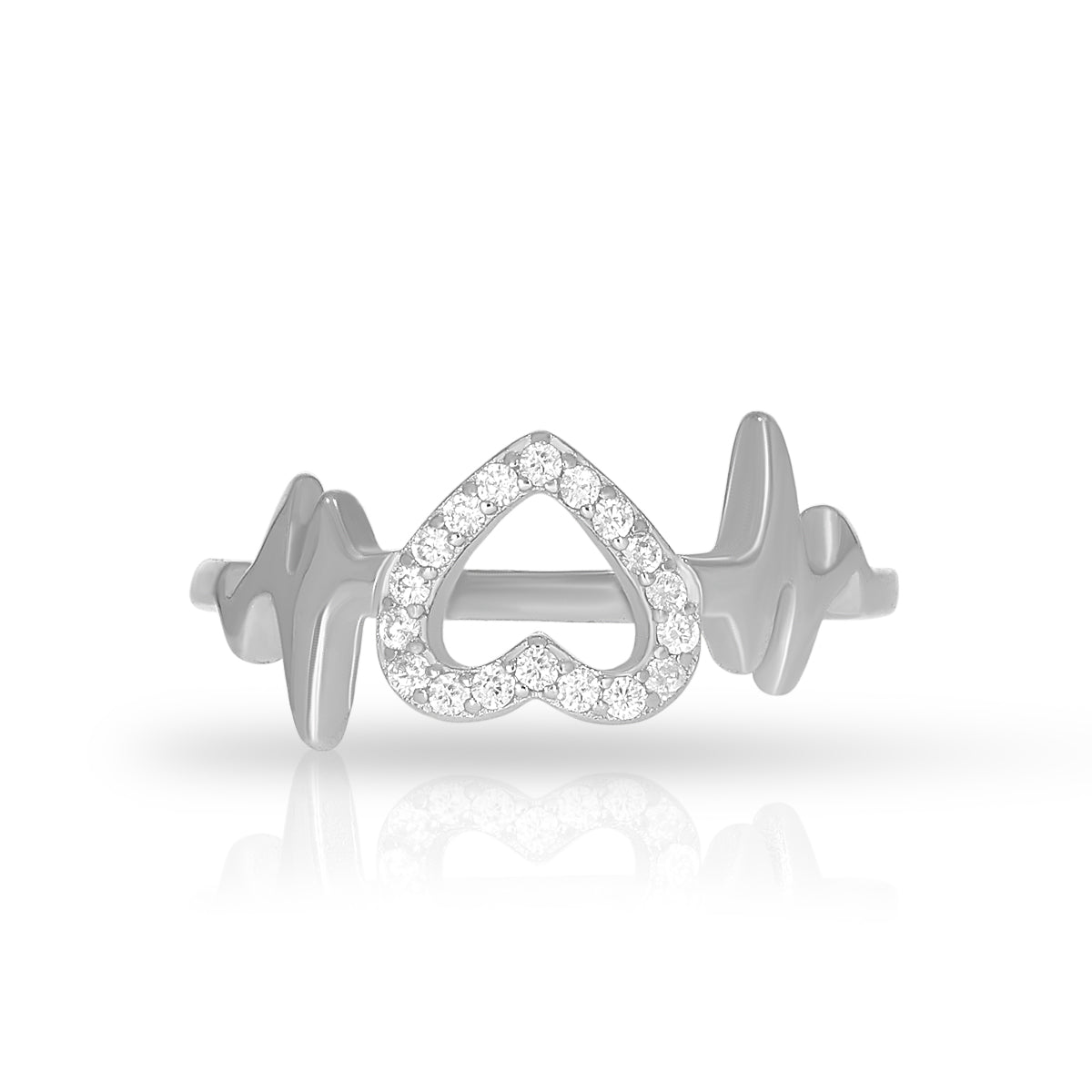 Heart Link Design Ring