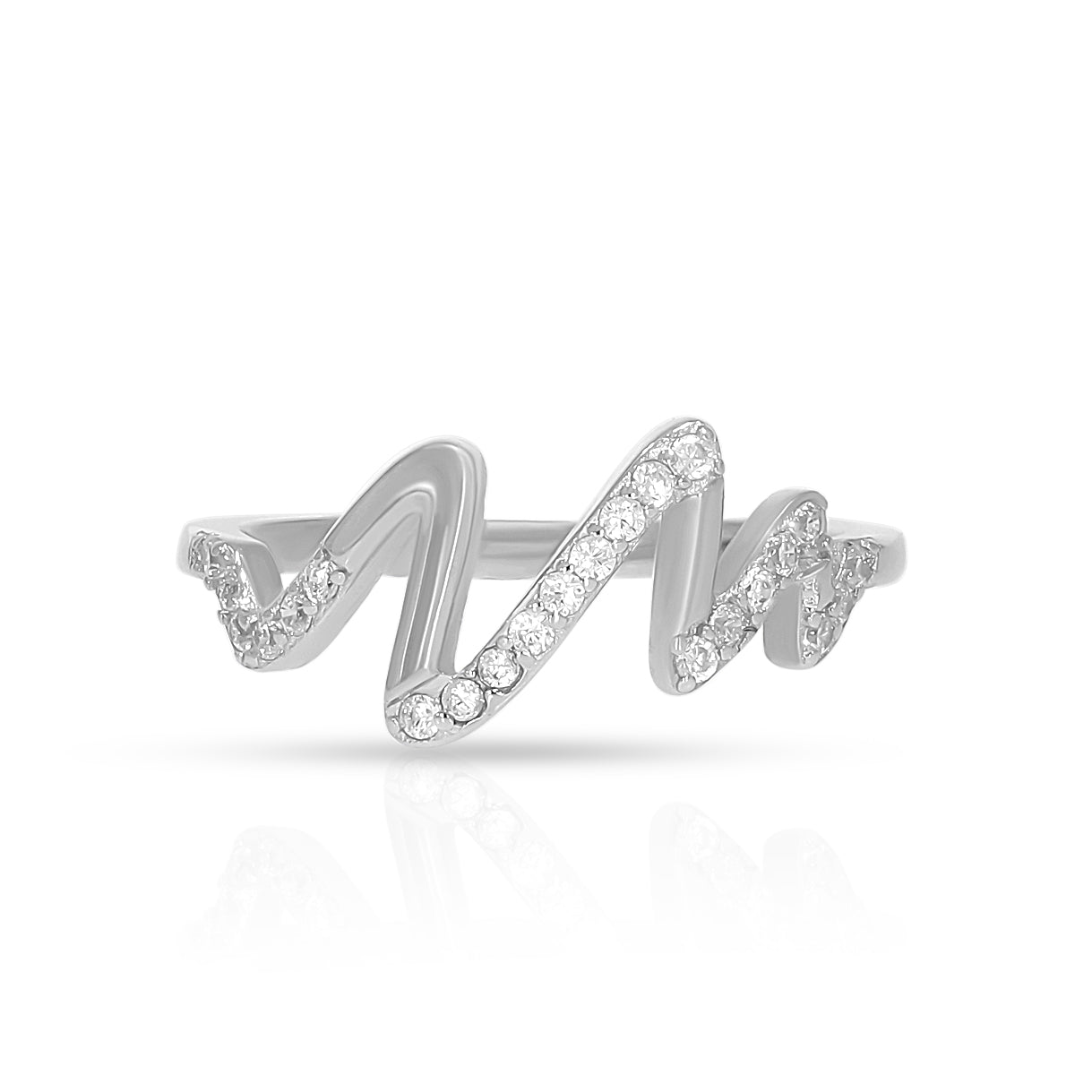 Trendy Zigzag Statement Ring