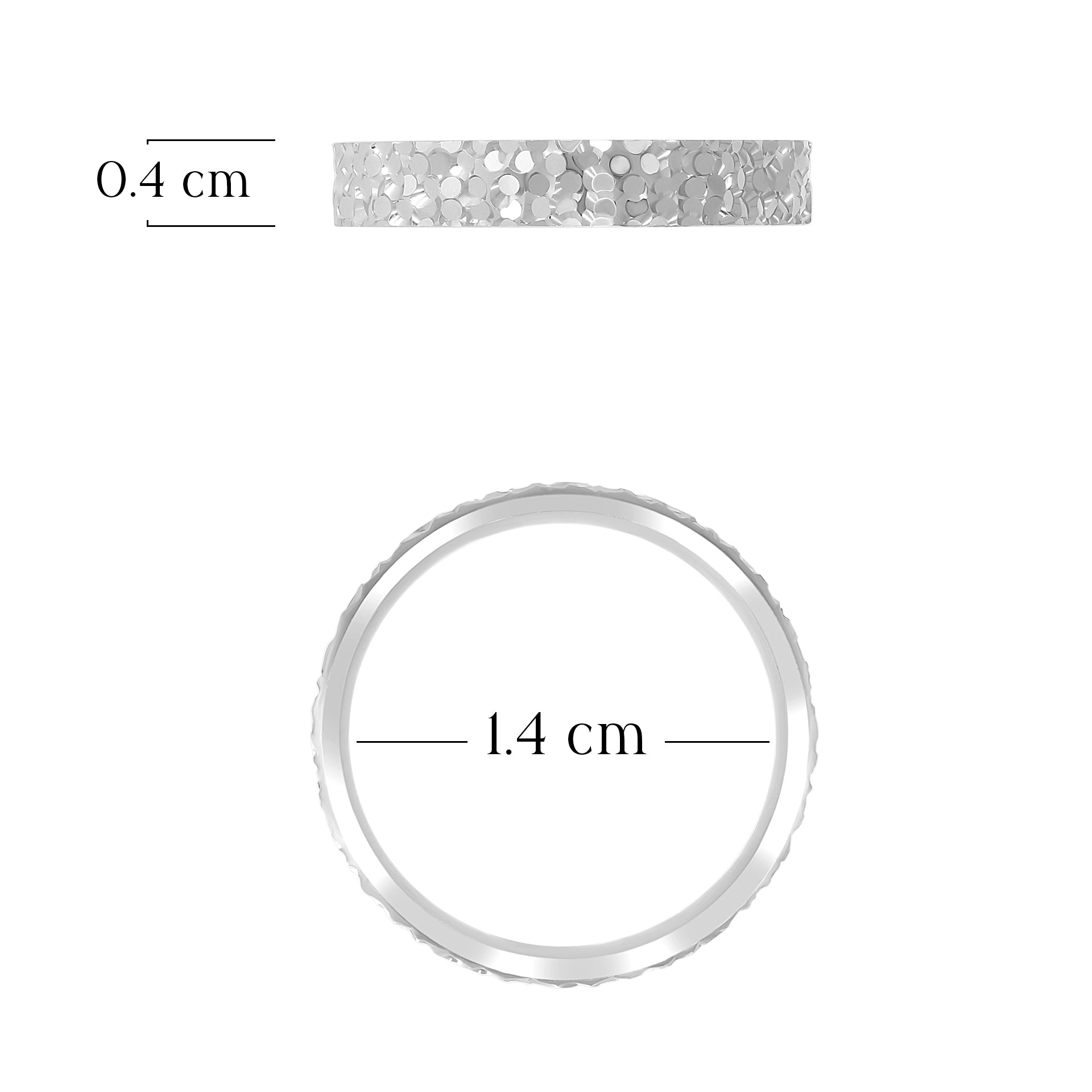 Classic Textured Band Ring