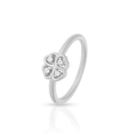 Petite Floral Charm Ring