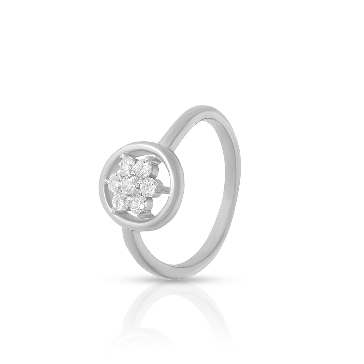 Simple Floral Fashion Ring